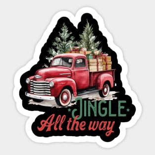 Jingle All The Way Sticker